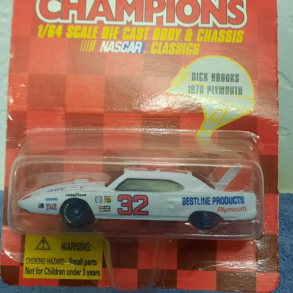 Vintage Nascar Classics Stockcar Dick Brooks 1970 Plymouth Superbird Stockcar